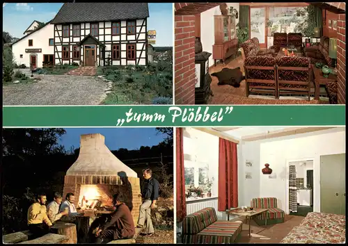 Moringen Mehrbild-AK „tumm Plöbbel" Club- und Apartmenthaus 1975