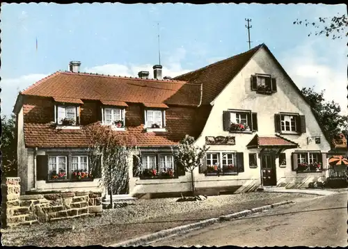 CPA Sessenheim Restaurant Au Boeuf Musée Goethe 1960