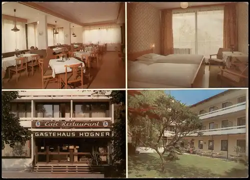 Bad Füssing Mehrbildkarte Hotel und Restaurant Gästehaus HÖGNER 1989