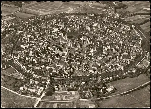 Ansichtskarte Nördlingen Luftbild Fliegeraufnahme 1971
