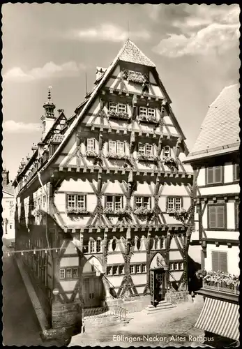 Ansichtskarte Esslingen Altes Rathaus 1959