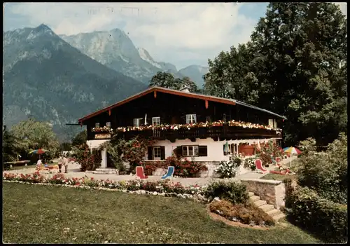 Berchtesgaden Partie im OT Schönau Gästehaus Kohlhiasl' höh 1974
