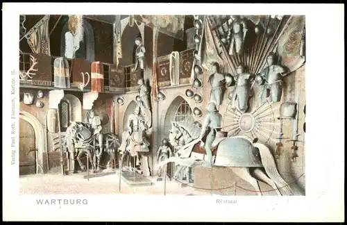 Ansichtskarte Eisenach WARTBURG Rüstsaal 1905