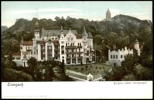 Ansichtskarte Eisenach Hotal Fürstenhof 1905