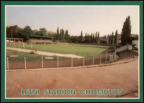 Postcard Komotau Chomutov LETNI STADION CHOMUTOV 2004