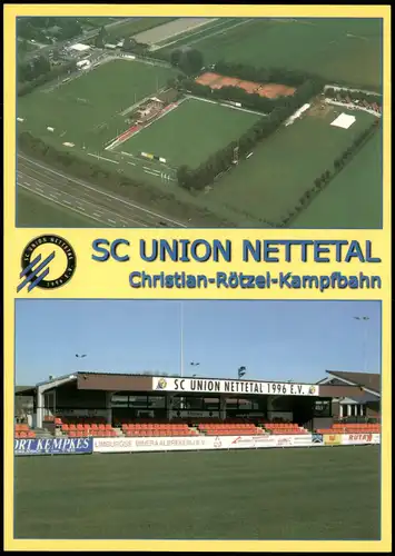 Ansichtskarte Nettetal Christian-Rötzel-Kampfbahn Luftbild Stadion 2003