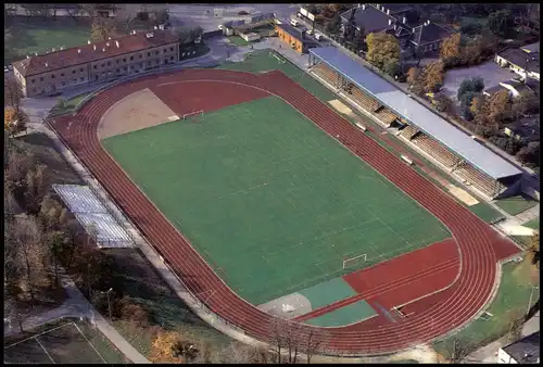 Postcard Krakau Kraków "SKS Wawel Stadion" - Luftbild 2003