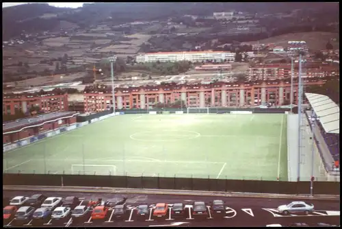 Postales Oviedo Hermanos Llanas Astur C.F. Stadio Stadion 1983