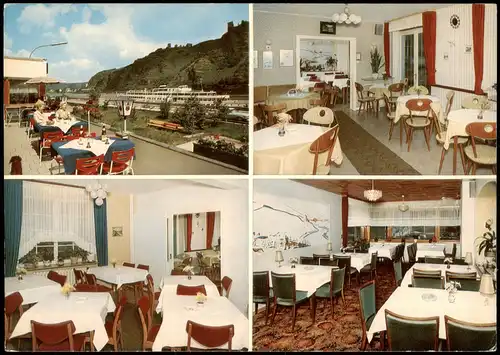 Bad Salzig-Boppard Hotel Pension PERLE AM RHEIN Bes. Frau Ursula Dausner 1972