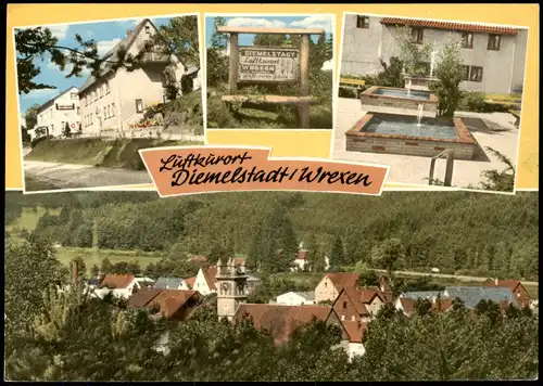 Ansichtskarte Wrexen-Diemelstadt Mehrbild-AK mit Ortsansichten Wrexen 1976