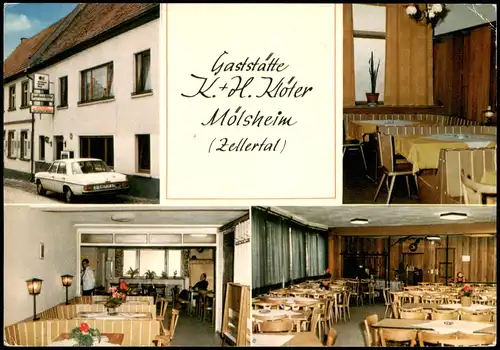 Mölsheim Weingut Weinkellerei Gaststätte von Klöter im Zellertal 1979