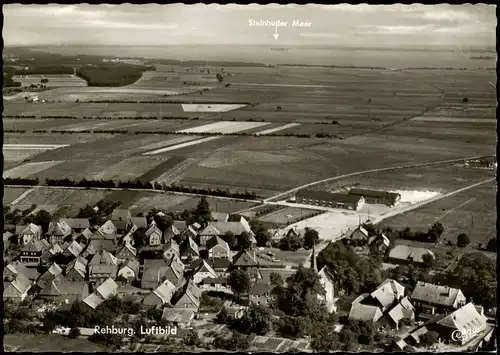 Ansichtskarte Rehburg-Rehburg-Loccum Luftbild Luftaufnahme 1964