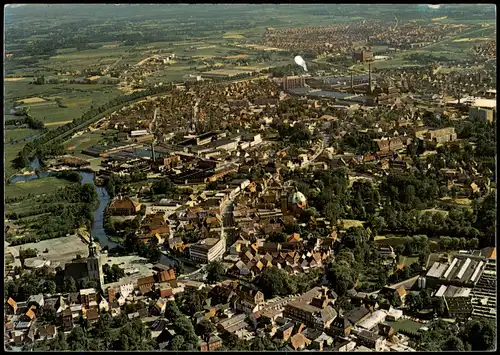 Ansichtskarte Nordhorn Luftbild Luftaufnahme 1969