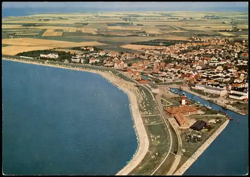 Ansichtskarte Büsum Luftbild Luftaufnahme 1965