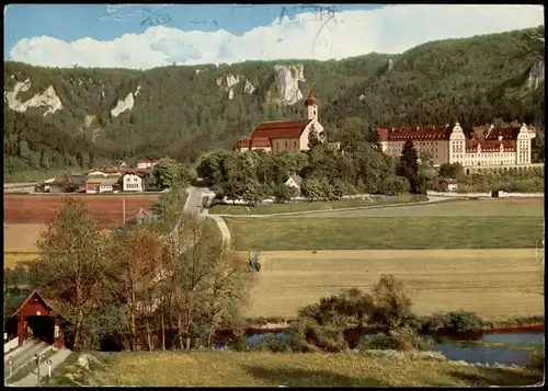 Ansichtskarte Beuron Panorama-Ansicht; Blick zum Kloster im Donautal 1971