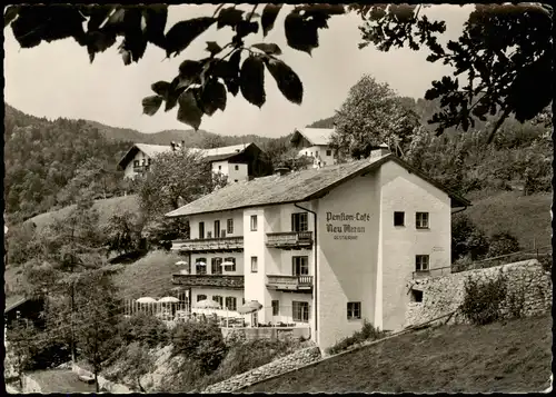 Bad Reichenhall Hotel Pension Café NEU-MERAN Inh. F. u. A. Weber 1965