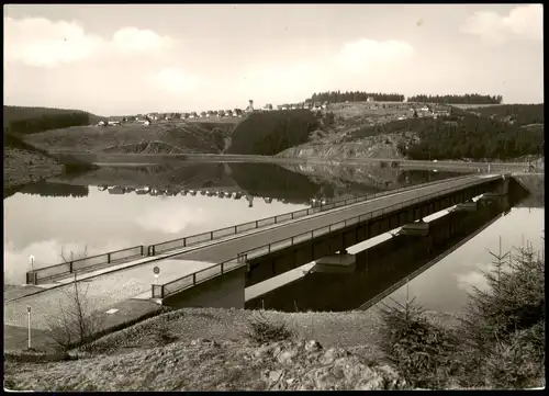 Oker-Goslar Okertalsperre Schulenberg mit der Bramkebrücke 1970