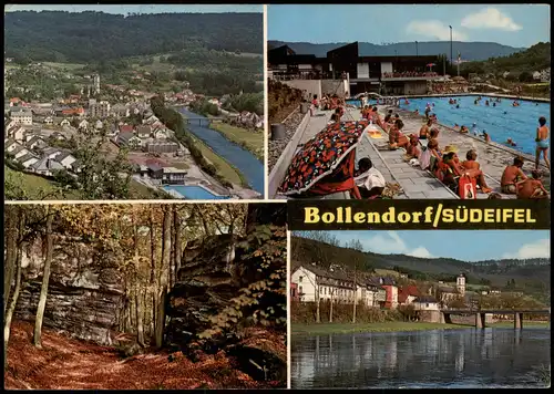 Bollendorf (Eifel) Mehrbildkarte des  eutsch-Luxemburgischen Naturpark 1978