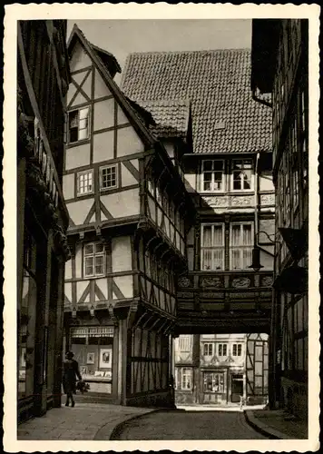 Ansichtskarte Hildesheim Strassen Partie am Zuckerhut 1950