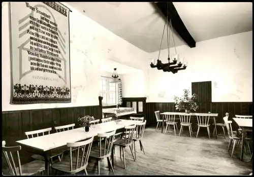 Ansichtskarte Witzenhausen Burg Ludwigstein Tagesraum Meissnerzimmer 1974