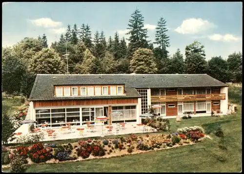 Neuhaus im Solling-Holzminden Partie am Haus am Langenberg Pension & Café 1966