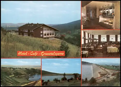 Langelsheim Hotel - Café - Granetalsperre Richard Klingebiel 1974