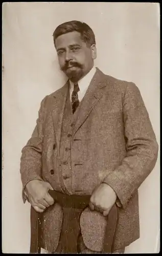 Ansichtskarte  Menschen / Soziales Leben - Mann - colorierte Fotokarte 1926