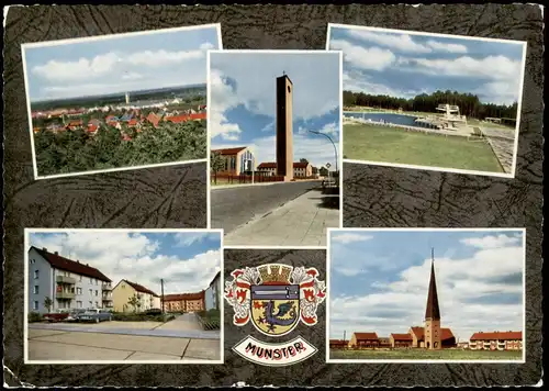 Munster-Lager Mehrbildkarte Munster-Lager Lüneburger Heide 1963