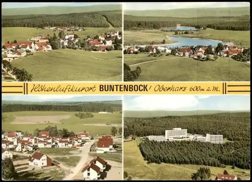 Buntenbock Mehrbildkarte mit 4 Ortsansichten Umland-Ansichten 1975