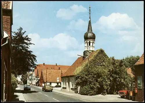 Ansichtskarte Hooksiel-Wangerland Ortsansicht Straßen Partie 1980