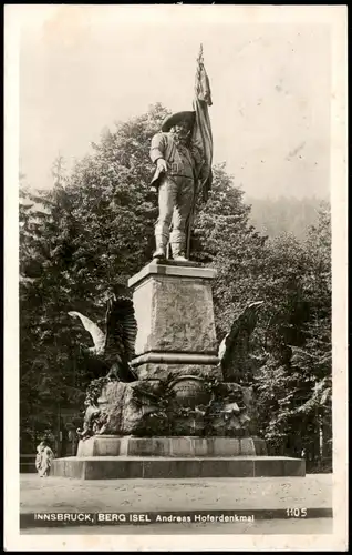 Ansichtskarte Innsbruck Berg Isel - Andreas Hofer Denkmal 1935