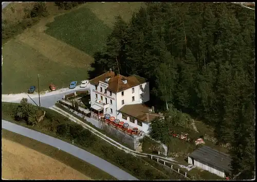 Waischenfeld Café Restaurant Waldpension Rabeneck, Luftaufnahme 1981