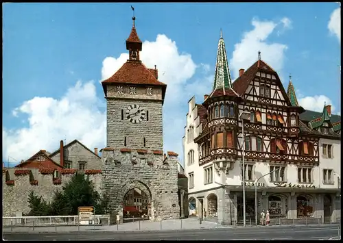 Ansichtskarte Konstanz Schnetztor, Drogerie Geschäft 1984