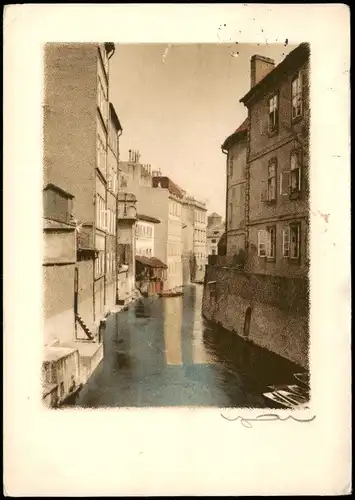 Prag Praha Hlubotisk fotorytiny A. Jaroslava Pražské Benátky (Čertovka). 1940