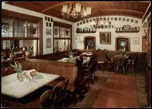 Nürnberg Gaststube BRATWURSTHERZLE älteste  Rostbratwurstküche seit 1494 1965