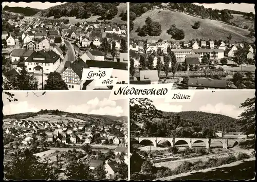 Ansichtskarte Niederscheld (Kr. Dillenburg) Stadtpartien - 4 Bild 1963