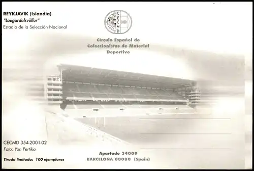 Reykjavík Estadio de la Selección Nacional Stadion Iceland Island 2002