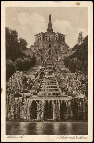 Bad Wilhelmshöhe-Kassel  Herkules 1934 gel. Stempel Senftenberg Niederlausitz