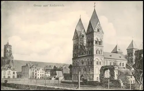 Ansichtskarte Andernach Straßenpartie 1905