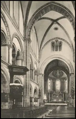 Ansichtskarte Andernach Jnneres der Pfarrkirche 1908