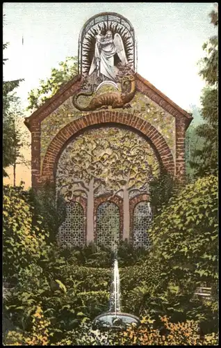 Ansichtskarte Arenberg-Koblenz Arenberger Anlagen. Erlösungs-Kapelle. 1916