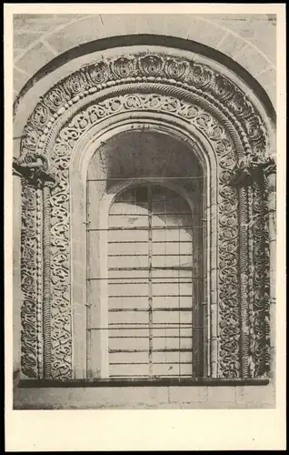 Ansichtskarte Speyer Dom. Romanische Fenster - Südseite 1918
