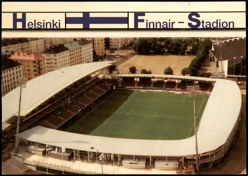 Postcard Helsinki Helsingfors Finnair - Stadion 2003