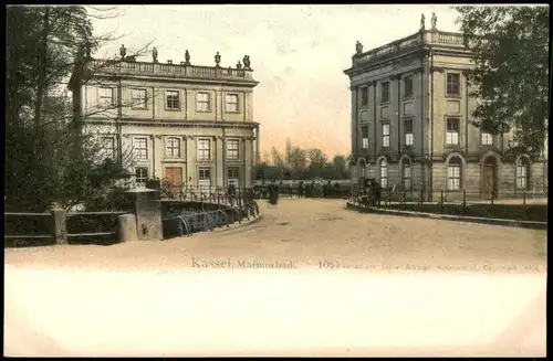 Ansichtskarte Kassel Cassel Partie am Marmorbad 1902