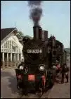 Binz (Rügen) Dampflokomotive i Bahnhof Schmalspurbahn Putbus-Göhren 1985