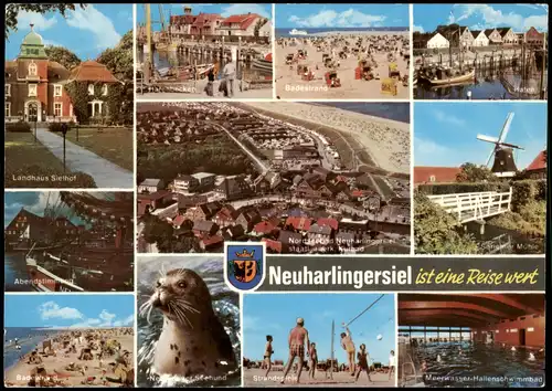 Neuharlingersiel Landhaus Sielhof, Strand, Luftaufnahme uvm. 1999