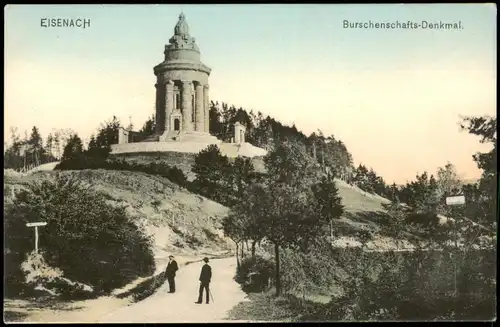 Ansichtskarte Eisenach Burschenschaftsdenkmal, Weg 1912