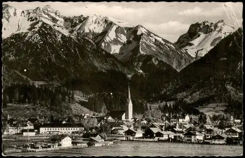 Ansichtskarte Oberstdorf (Allgäu) Blick auf die Stadt 1962