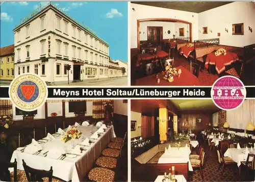 Ansichtskarte Soltau Meyns Hotel Soltau - 4 Bild 1967