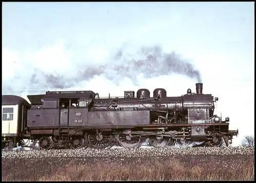 Verkehr & Eisenbahn Lokomotive Dampflokomotive 78 321 der DB 1990